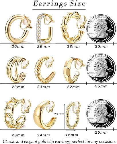 Manhattan Hoops- Clip Ons