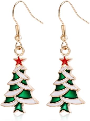 Jolly Holiday Drops - Green & White Trees