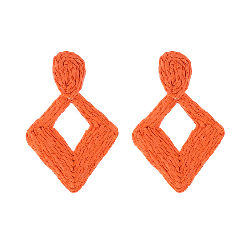 Raffia Rhombi - Orange